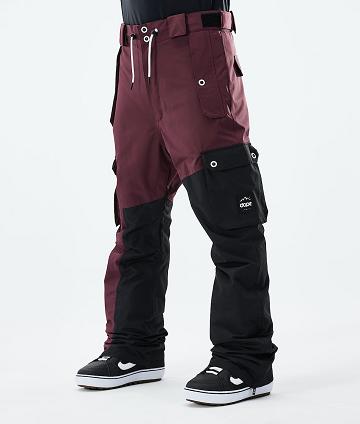 Dope Adept 2021 Uomo Pantaloni Snowboard Bordeaux Nere | ITCE2538