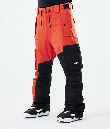 Dope Adept 2021 Uomo Pantaloni Snowboard Arancioni Nere | ITVD2537