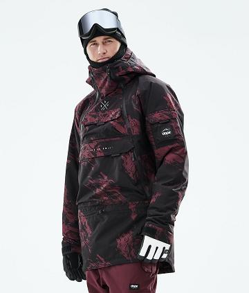 Dope Akin 2021 Paint Uomo Giacche Snowboard Bordeaux | ITRW2750