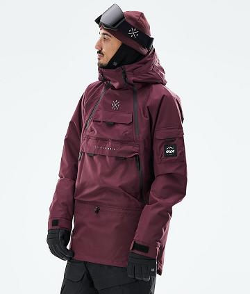 Dope Akin 2021 Uomo Giacche Snowboard Bordeaux | ITIS2746