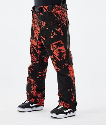 Dope Antek 2021 Paint Uomo Pantaloni Snowboard Arancioni | ITOR2551