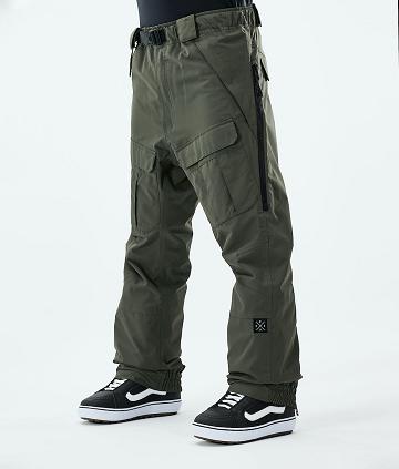 Dope Antek 2021 Uomo Pantaloni Snowboard Verde Oliva Verdi | ITPQ2550