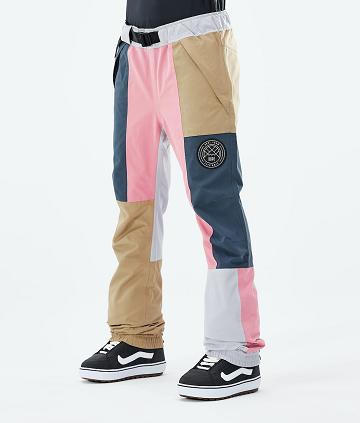 Dope Blizzard LE W Limited Edition Patchwork Donna Pantaloni Snowboard Khaki | ITKI3233