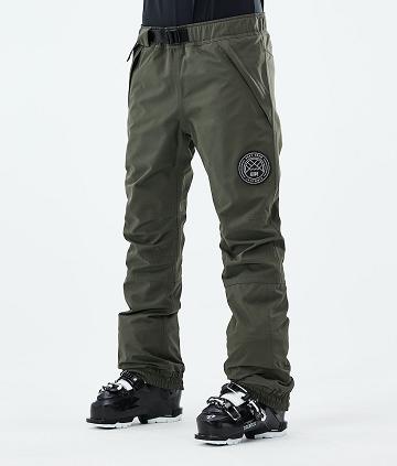 Dope Blizzard W 2021 Donna Pantaloni Da Sci Verde Oliva Verdi | ITPQ3312