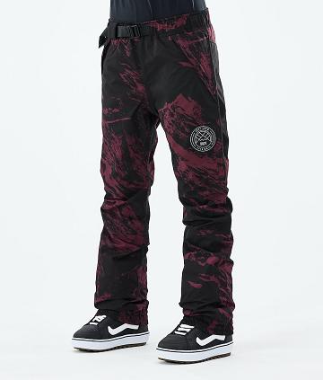 Dope Blizzard W 2021 Paint Donna Pantaloni Snowboard Bordeaux | ITNB3252