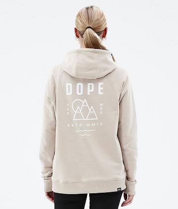 Dope Common W Summit Donna Felpa Con Cappuccio Marroni | ITGL3839