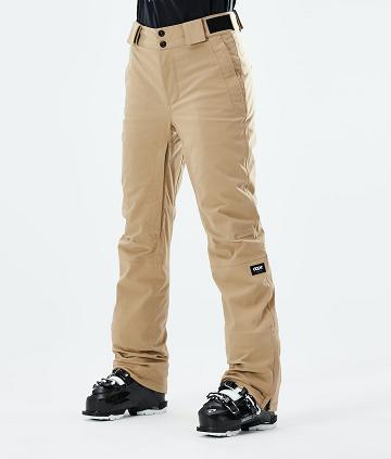 Dope Con W 2021 Donna Pantaloni Da Sci Khaki | ITXF3327