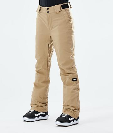 Dope Con W 2021 Donna Pantaloni Snowboard Khaki | ITGL3263