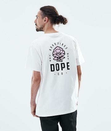 Dope Daily Rose Uomo Magliette Bianche | ITIS2986