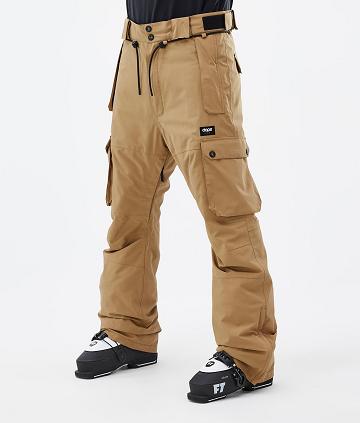 Dope Iconic Uomo Pantaloni Da Sci Oro | ITYU2633