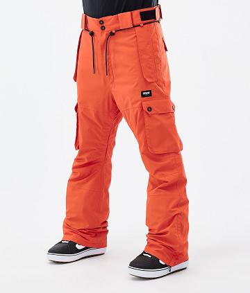 Dope Iconic Uomo Pantaloni Snowboard Arancioni | ITSO2574