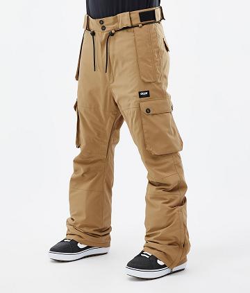 Dope Iconic Uomo Pantaloni Snowboard Oro | ITHK2570