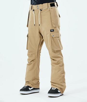 Dope Iconic W 2021 Donna Pantaloni Snowboard Khaki | ITDN3283