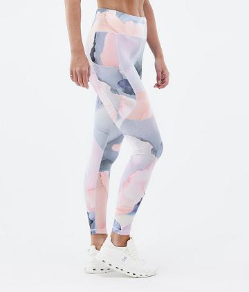 Dope Lofty Tech Blot Donna Leggings Bianche | ITTV3804