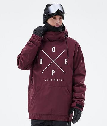 Dope Migoo 2X-Up Uomo Giacche Da Sci Bordeaux | ITRW2937