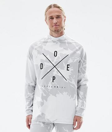 Dope Snuggle 2X-Up Uomo Maglia Termica Grigie Camouflage | ITRW3061