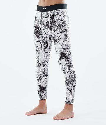 Dope Snuggle 2X-Up Uomo Pantaloni Termici Bianche Nere | ITAP3072