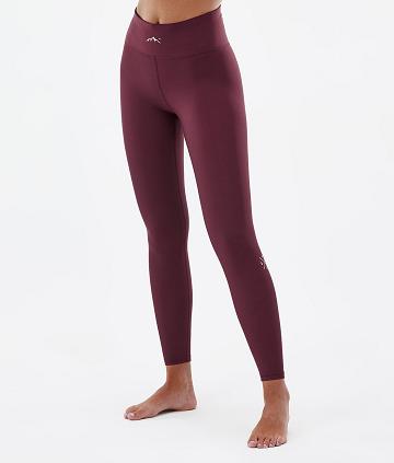 Dope Snuggle W 2X-Up Donna Pantaloni Termici Bordeaux | ITQZ3912