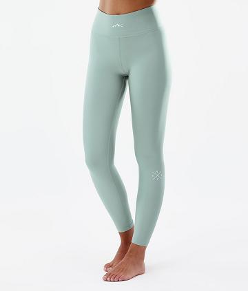 Dope Snuggle W 2X-Up Donna Pantaloni Termici Verdi | ITYU3907