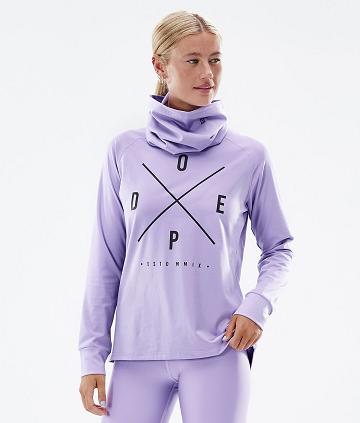 Dope Snuggle W 2X-Up Faded Donna Maglia Termica Viola | ITDN3900