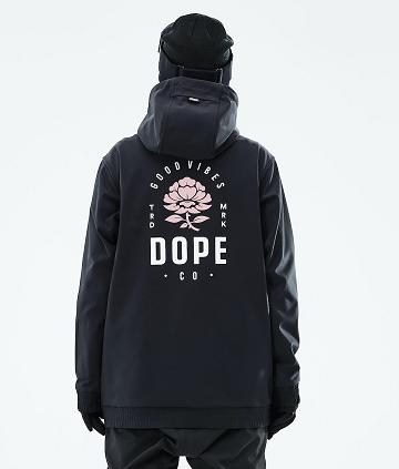 Dope Yeti 2021 Rose Donna Giacche Da Sci Nere | ITYU3699