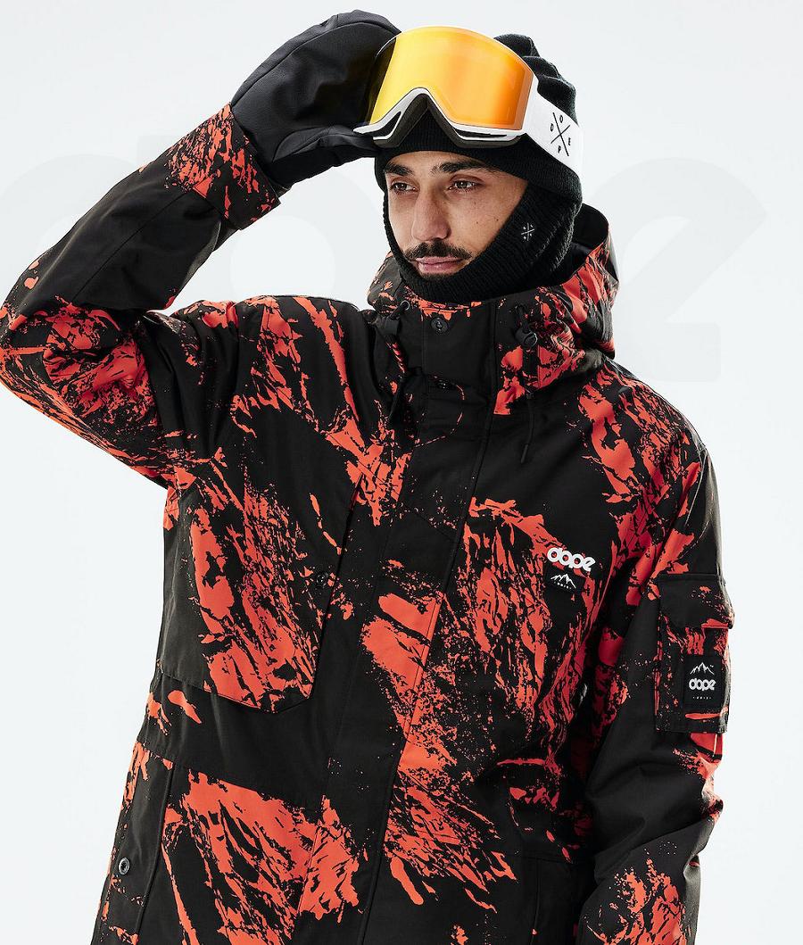 Dope Adept 2021 Paint Uomo Giacche Snowboard Arancioni | ITBC2730