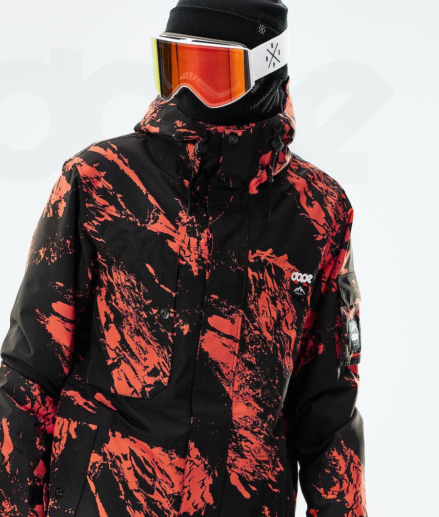 Dope Adept 2021 Paint Uomo Giacche Snowboard Arancioni | ITBC2730