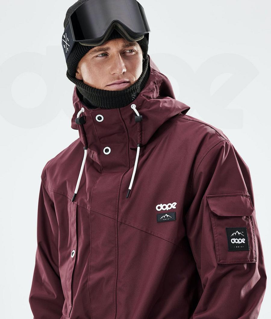 Dope Adept 2021 Uomo Giacche Snowboard Bordeaux | ITMA2728