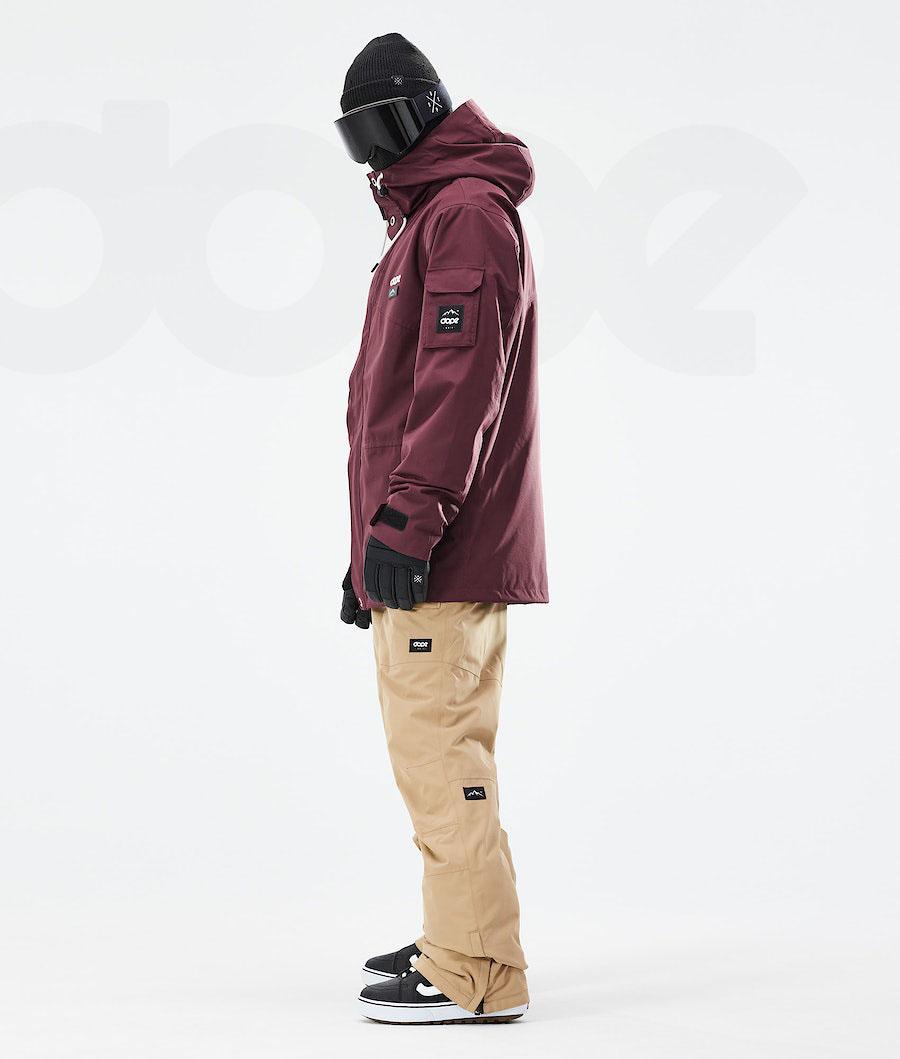 Dope Adept 2021 Uomo Giacche Snowboard Bordeaux | ITMA2728