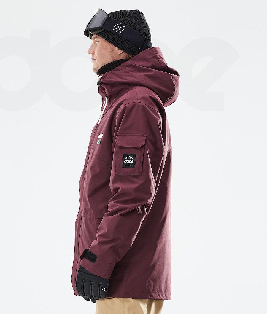 Dope Adept 2021 Uomo Giacche Snowboard Bordeaux | ITMA2728