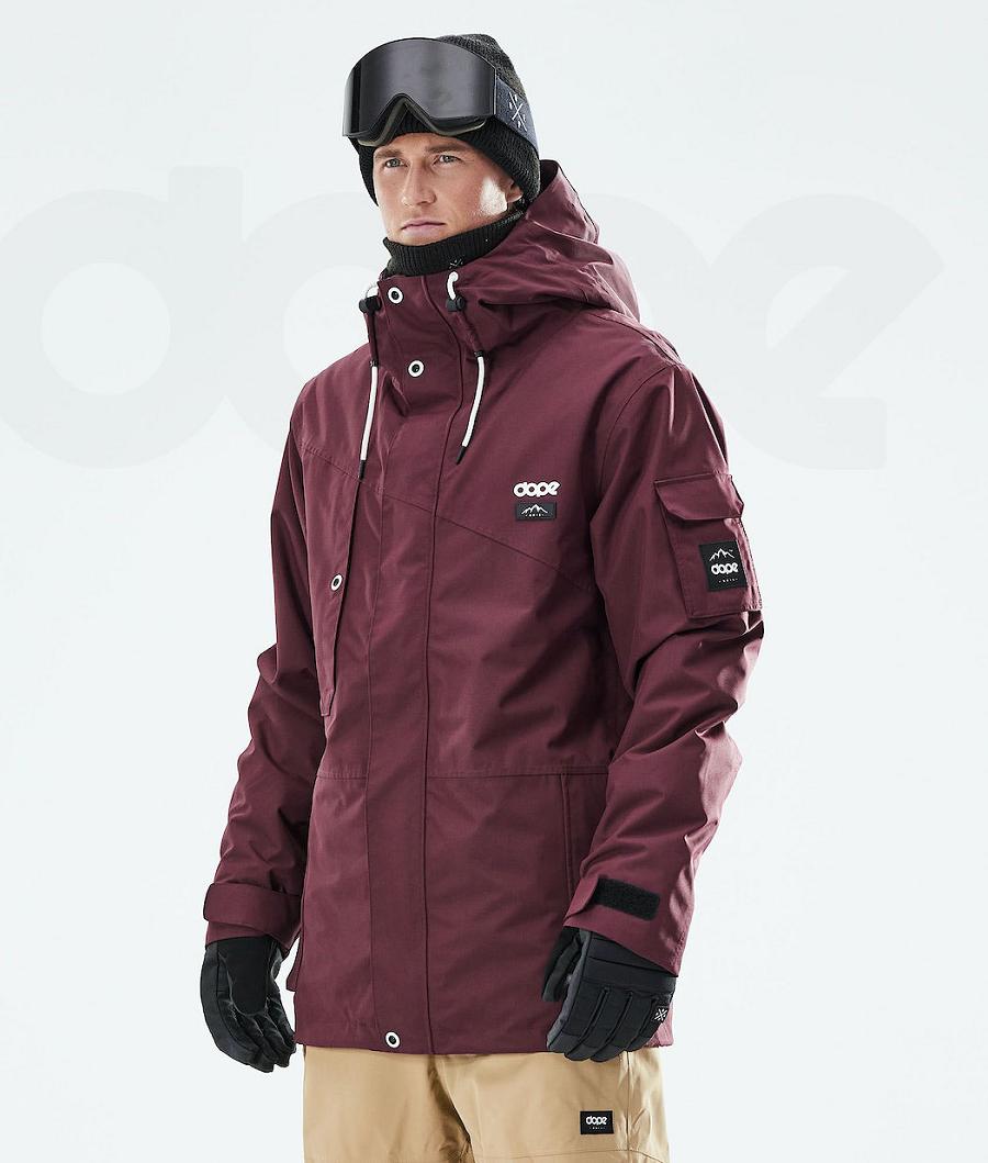 Dope Adept 2021 Uomo Giacche Snowboard Bordeaux | ITMA2728