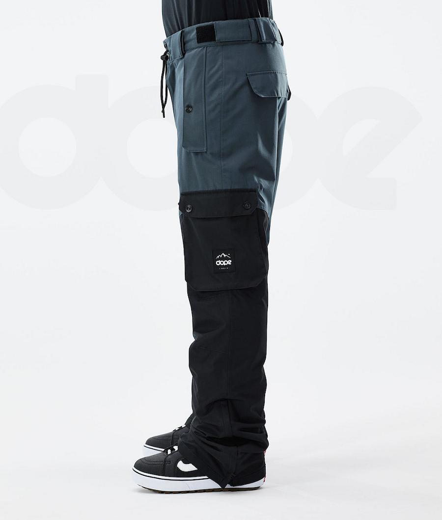 Dope Adept 2021 Uomo Pantaloni Snowboard Blu Nere | ITBC2536