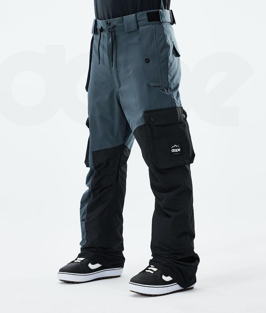 Dope Adept 2021 Uomo Pantaloni Snowboard Blu Nere | ITBC2536