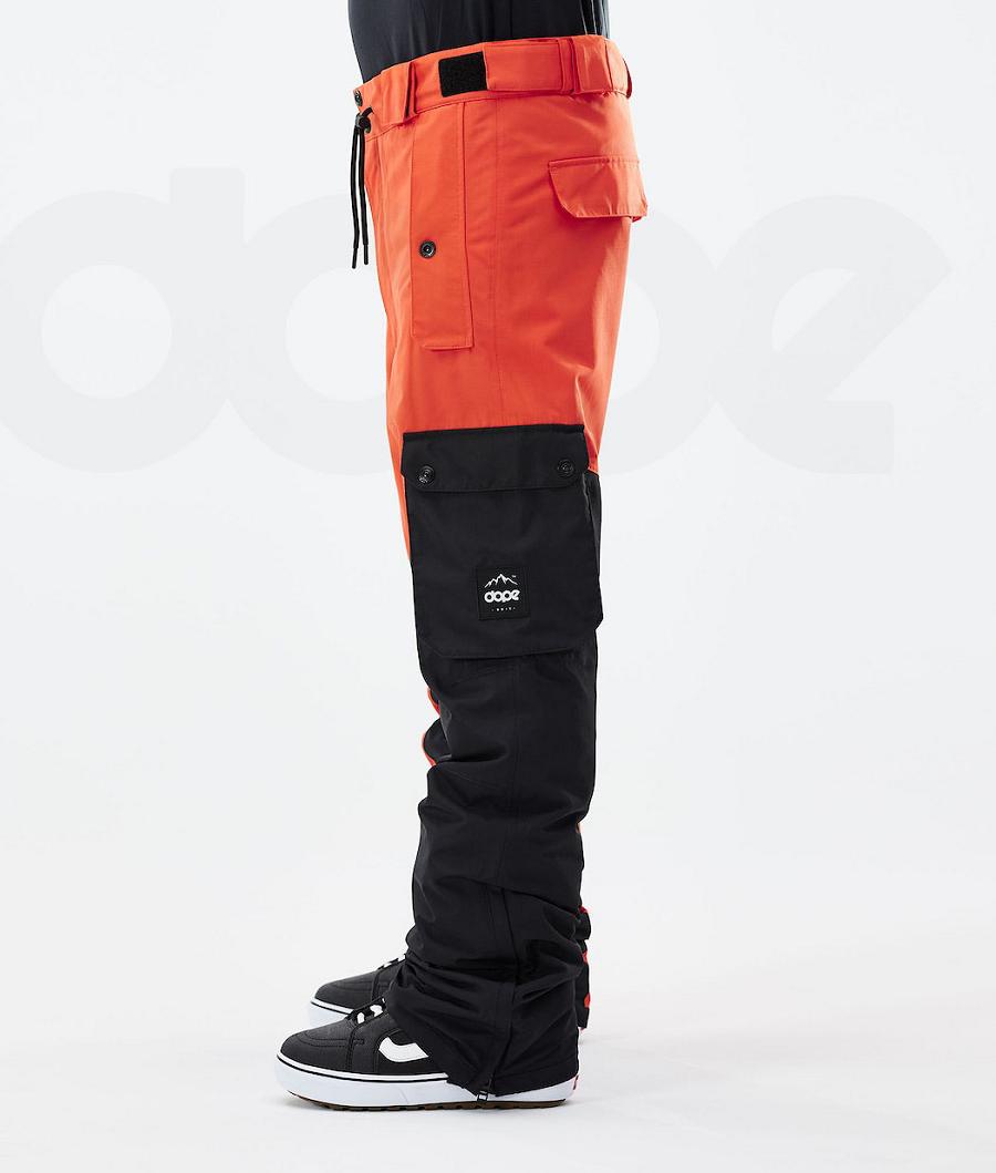 Dope Adept 2021 Uomo Pantaloni Snowboard Arancioni Nere | ITVD2537