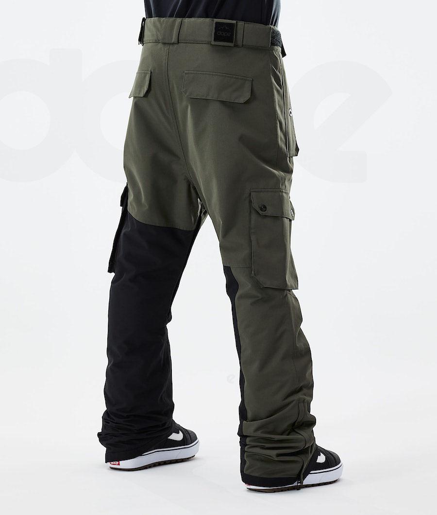 Dope Adept 2021 Uomo Pantaloni Snowboard Verde Oliva Verdi Nere | ITXF2539