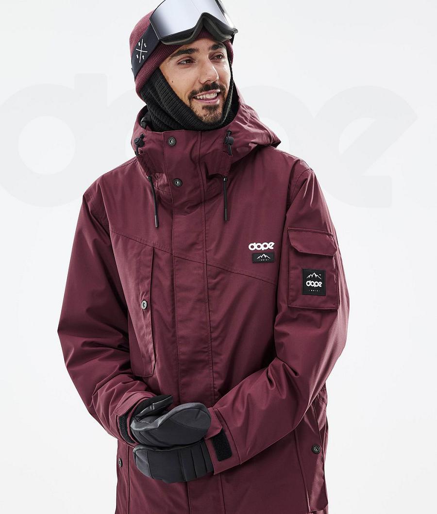 Dope Adept Don Uomo Giacche Snowboard Bordeaux | ITCE2732