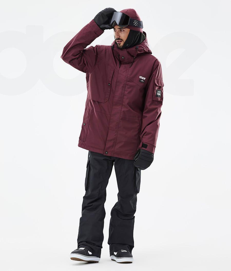 Dope Adept Don Uomo Giacche Snowboard Bordeaux | ITCE2732