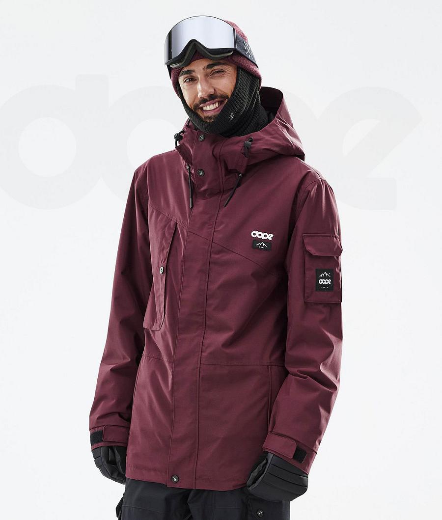 Dope Adept Don Uomo Giacche Snowboard Bordeaux | ITCE2732