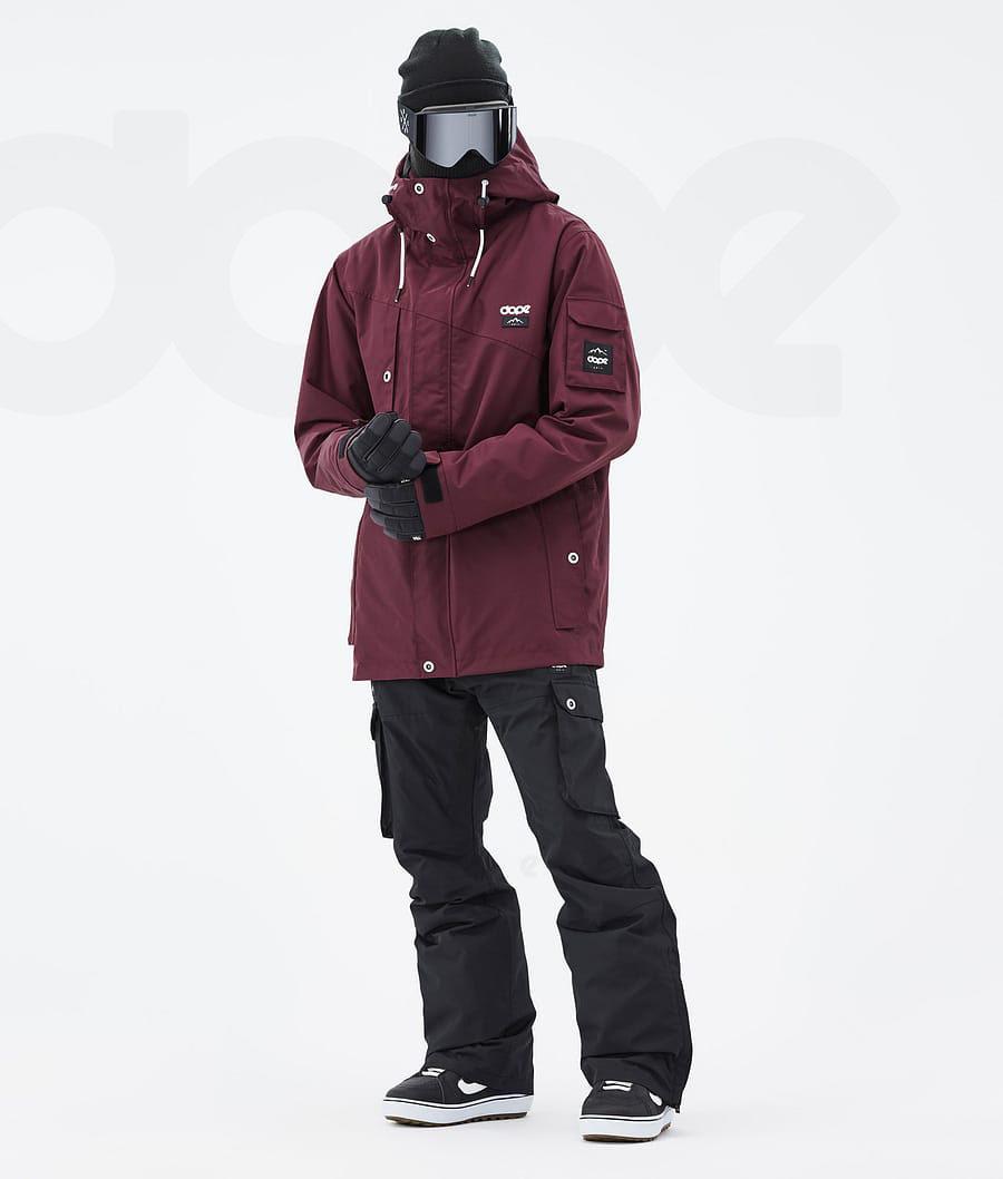 Dope Adept Uomo Giacche Snowboard Bordeaux | ITPQ2718