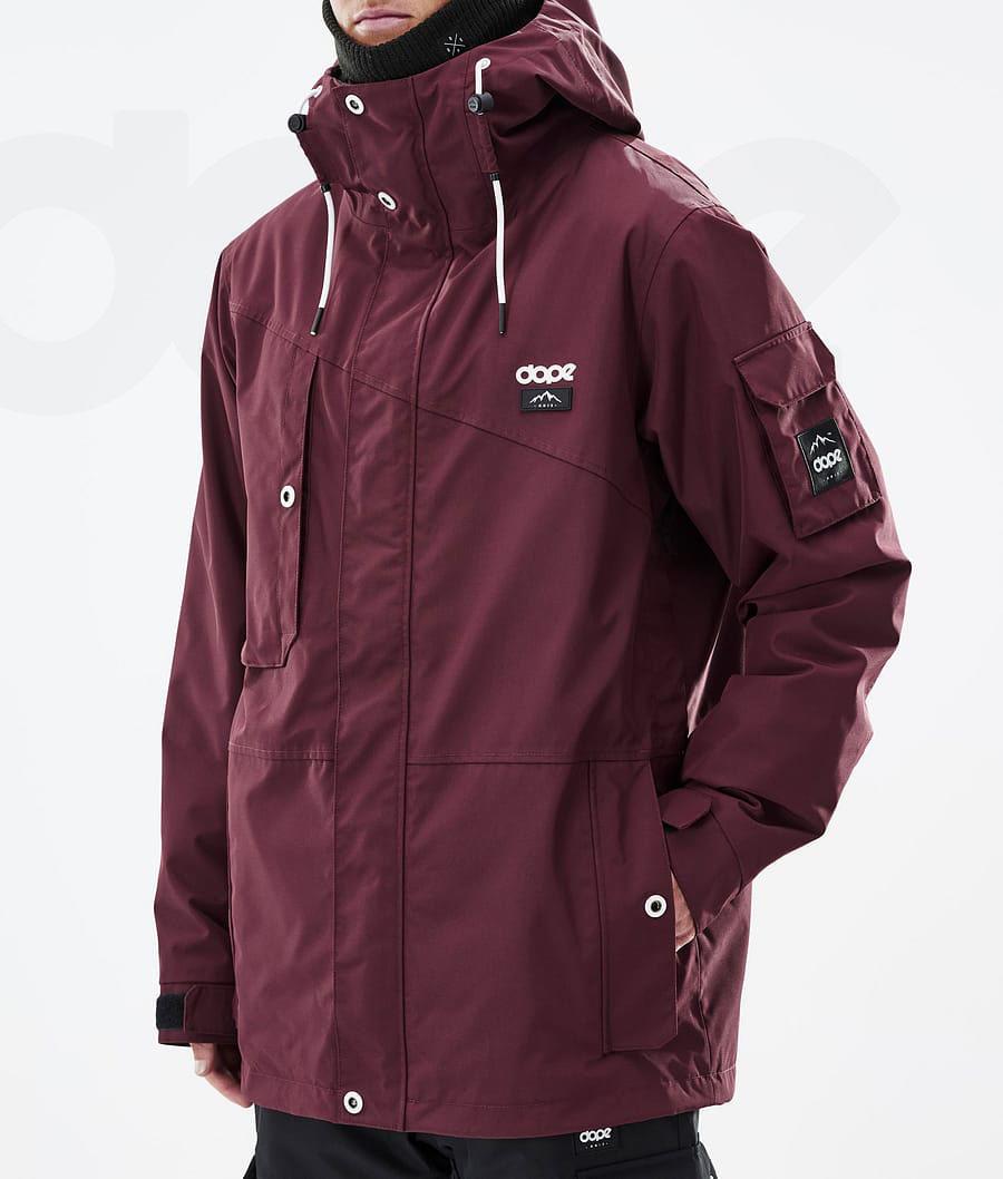 Dope Adept Uomo Giacche Snowboard Bordeaux | ITPQ2718