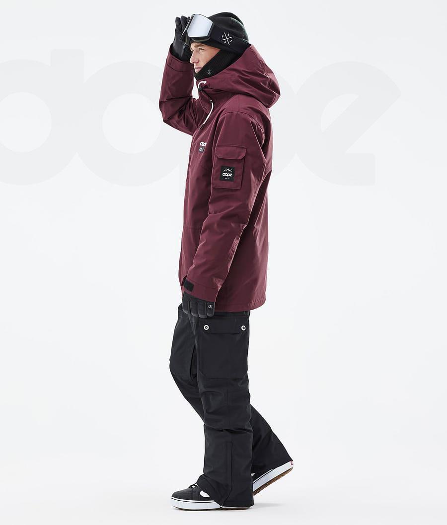 Dope Adept Uomo Giacche Snowboard Bordeaux | ITPQ2718