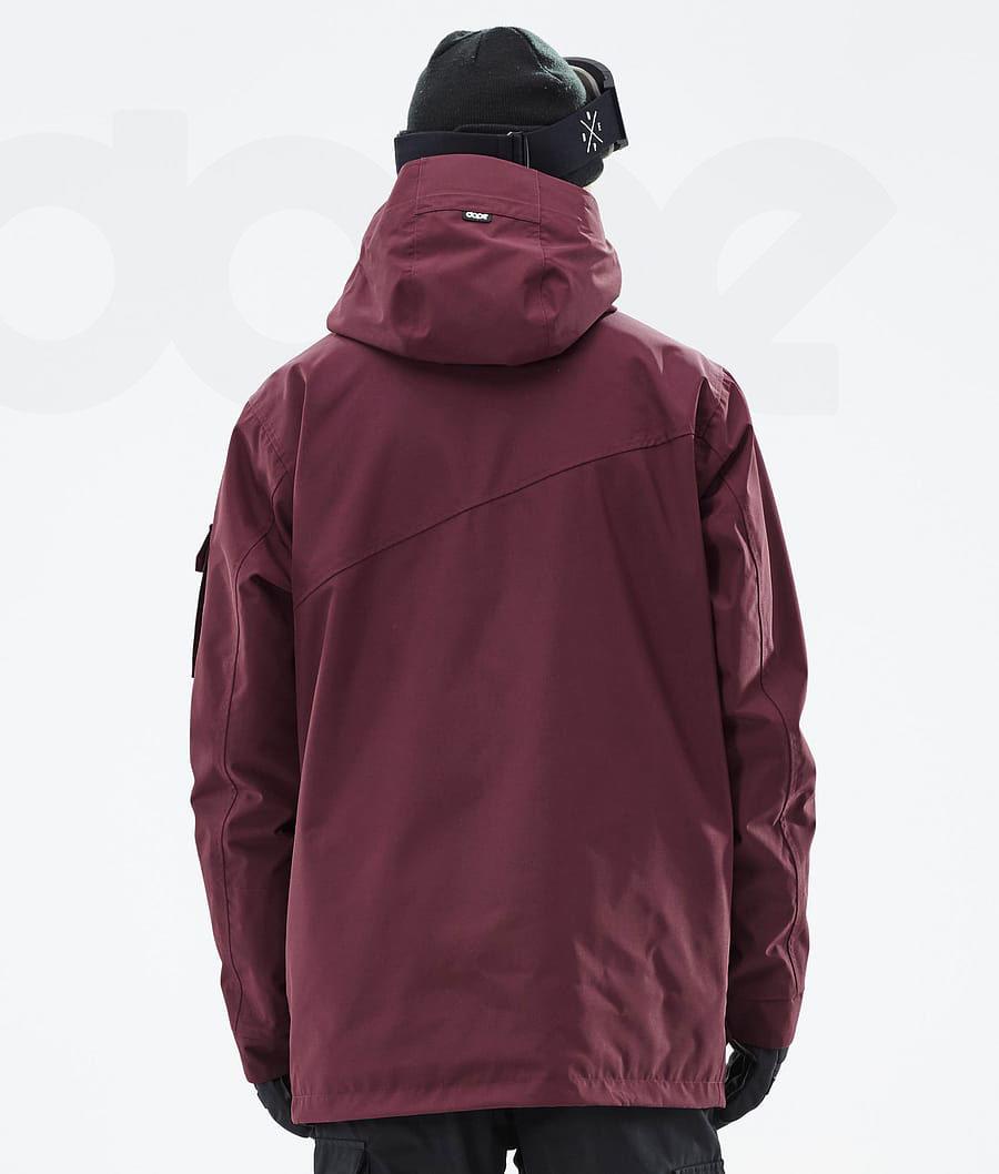 Dope Adept Uomo Giacche Snowboard Bordeaux | ITPQ2718