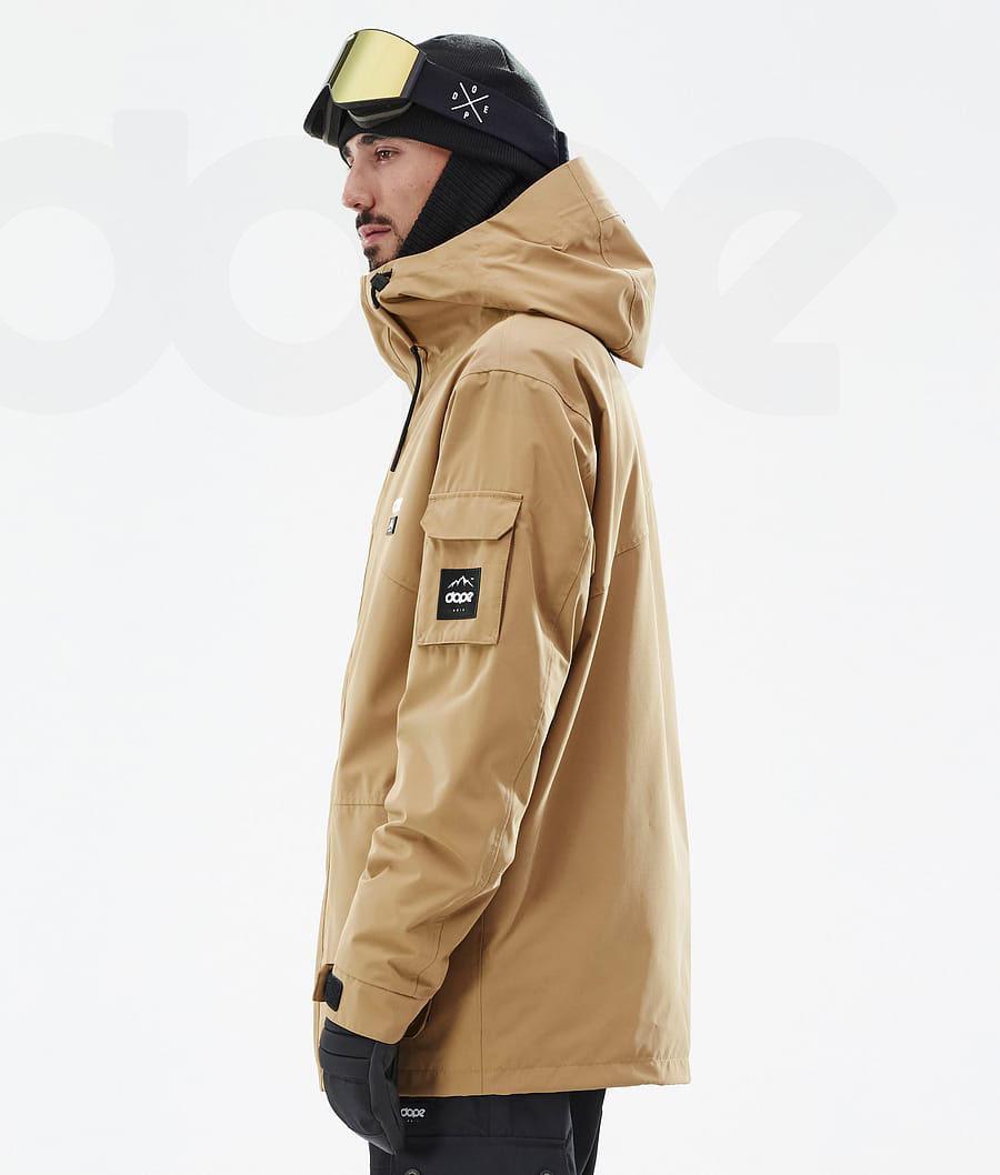 Dope Adept Uomo Giacche Snowboard Oro | ITOR2719