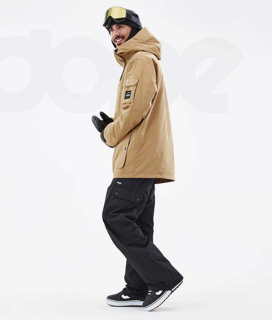 Dope Adept Uomo Giacche Snowboard Oro | ITOR2719