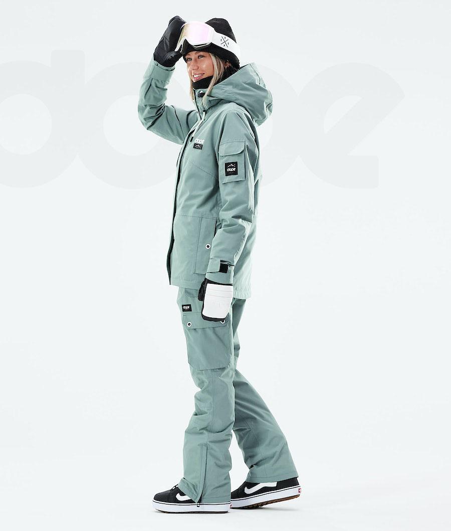 Dope Adept W 2021 Donna Giacche Snowboard Verdi | ITLH3400