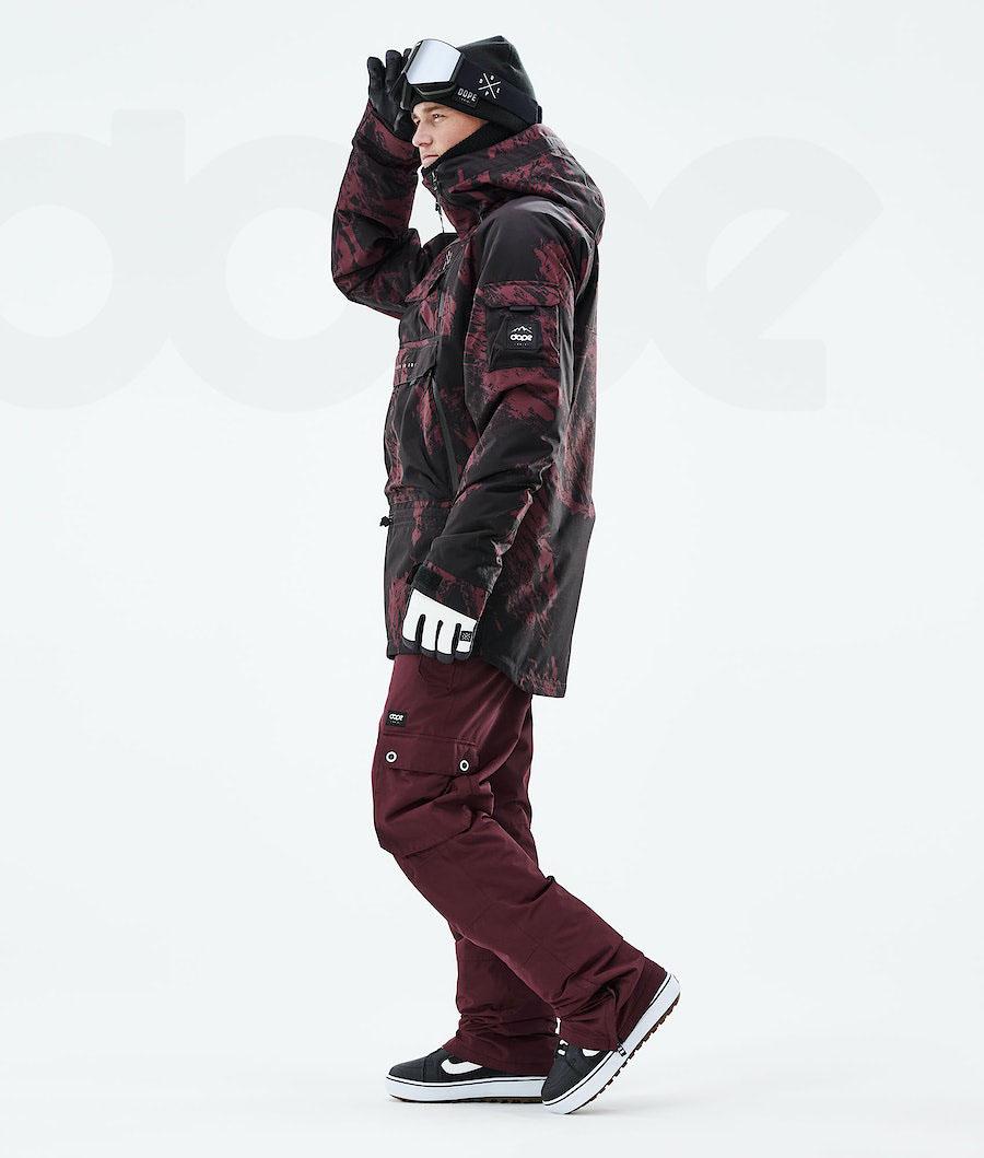 Dope Akin 2021 Paint Uomo Giacche Snowboard Bordeaux | ITRW2750