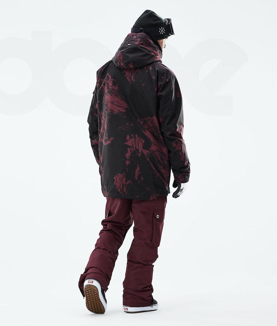 Dope Akin 2021 Paint Uomo Giacche Snowboard Bordeaux | ITRW2750