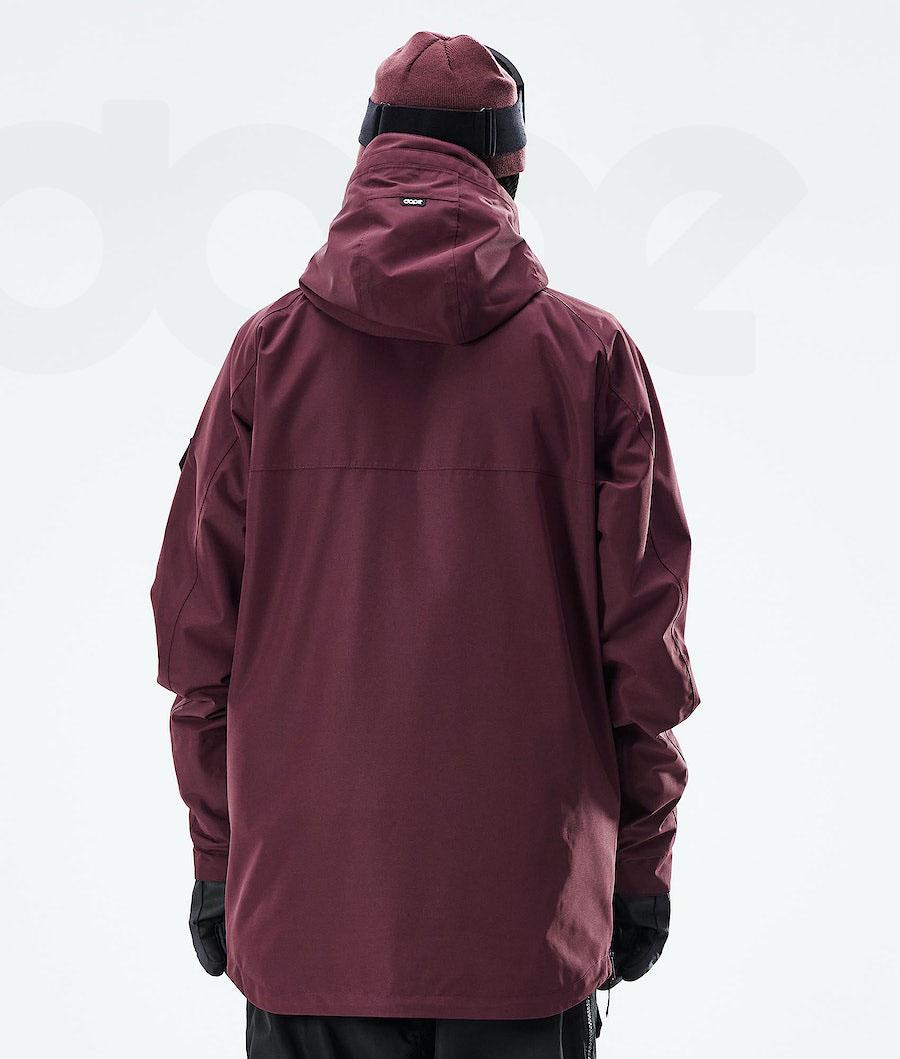 Dope Akin 2021 Uomo Giacche Snowboard Bordeaux | ITIS2746