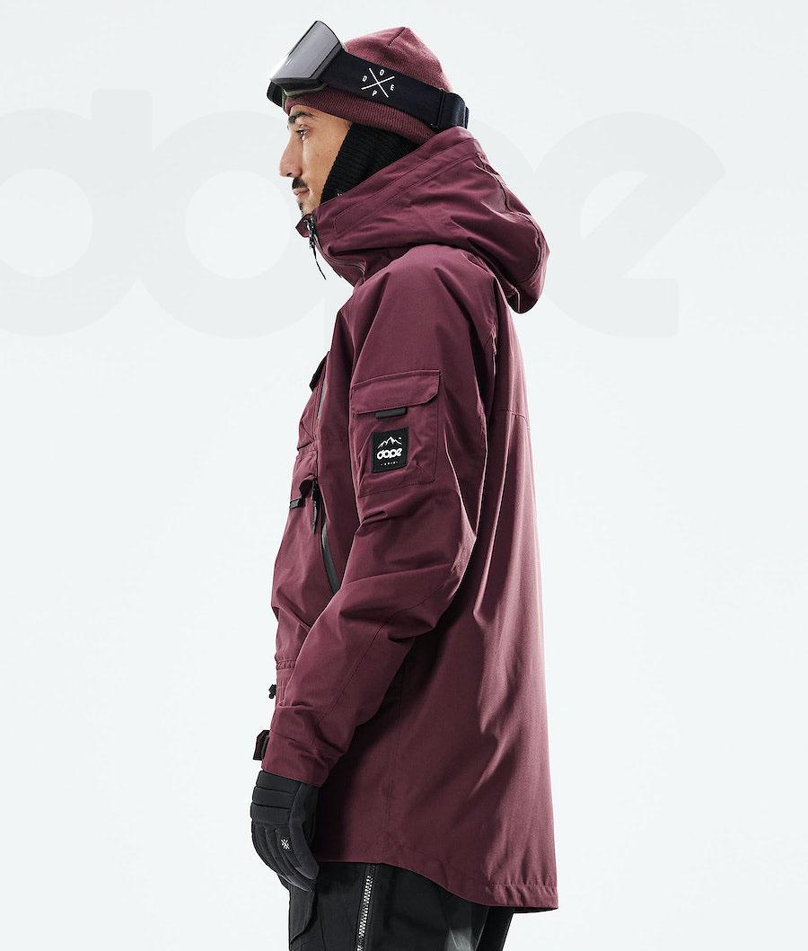 Dope Akin 2021 Uomo Giacche Snowboard Bordeaux | ITIS2746