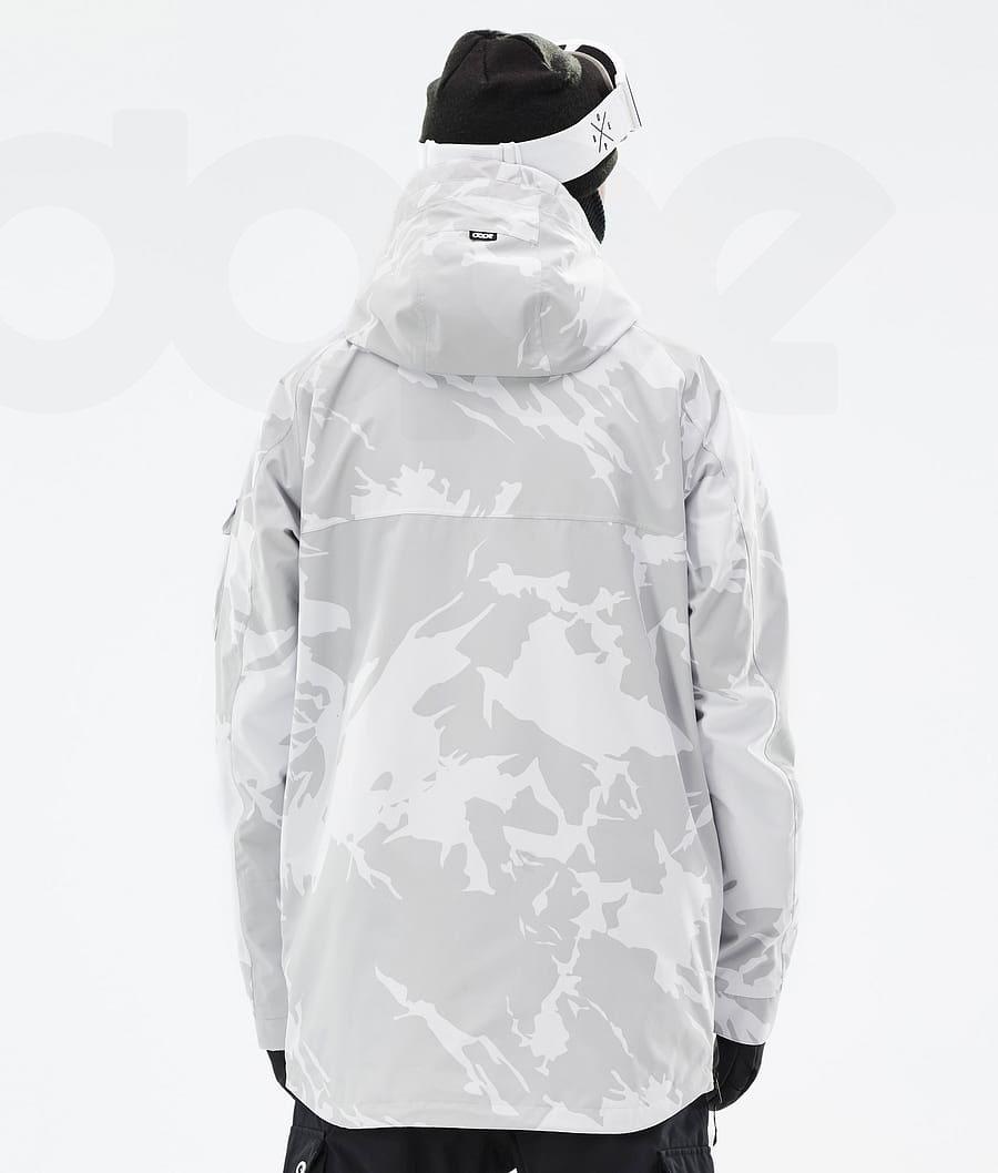 Dope Akin Uomo Giacche Da Sci Grigie Camouflage | ITSO2884